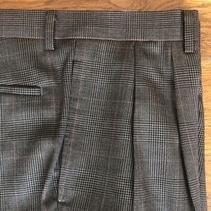 Lauren Ralph Lauren brown check dress pants  - Green Label